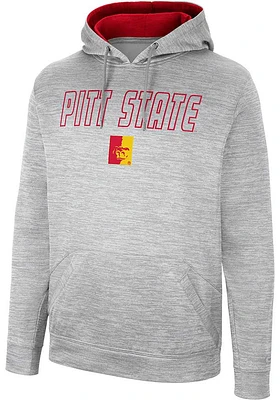 Colosseum Pitt State Gorillas Mens Grey Mac Hood