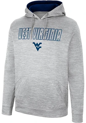 Colosseum West Virginia Mountaineers Mens Grey Mac Hood