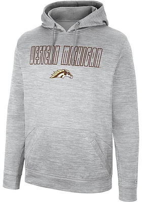 Colosseum Western Michigan Broncos Mens Grey Mac Hood