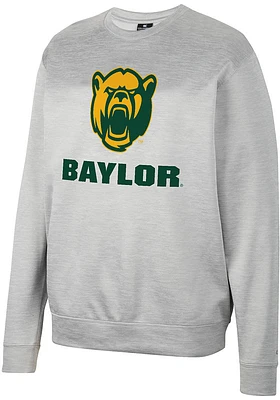 Colosseum Baylor Bears Mens Grey Creed Long Sleeve Sweatshirt