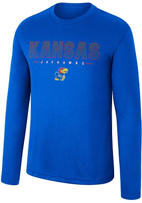 Colosseum Kansas Jayhawks Messi Long Sleeve T-Shirt