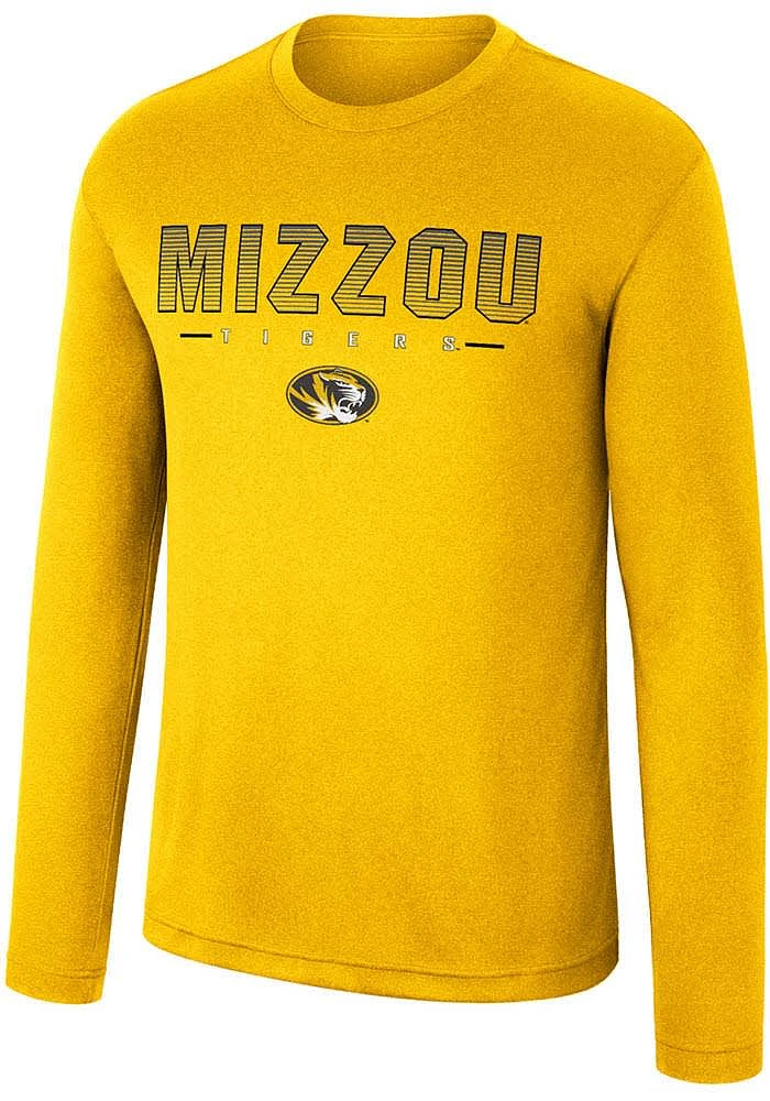 Colosseum Missouri Tigers Gold Messi Long Sleeve T-Shirt