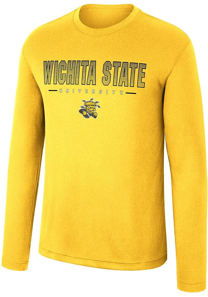 Colosseum Wichita State Shockers Gold Messi Long Sleeve T-Shirt