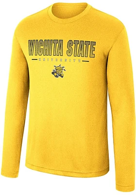 Colosseum Wichita State Shockers Gold Messi Long Sleeve T-Shirt