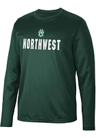 Colosseum Northwest Missouri State Bearcats Green Reed Long Sleeve T-Shirt