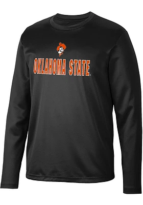 Colosseum Oklahoma State Cowboys Black Reed Long Sleeve T-Shirt