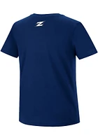 Colosseum Akron Zips Navy Blue Hamilton Short Sleeve T Shirt