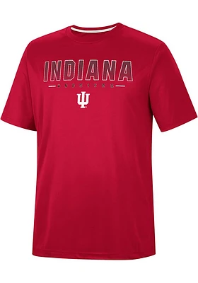 Colosseum Indiana Hoosiers Crimson Hamilton Short Sleeve T Shirt