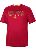 Colosseum Iowa State Cyclones Cardinal Hamilton Short Sleeve T Shirt