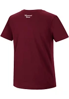 Colosseum Missouri State Bears Maroon Hamilton Short Sleeve T Shirt
