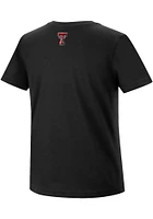Colosseum Texas Tech Red Raiders Black Hamilton Short Sleeve T Shirt