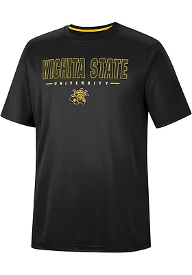 Colosseum Wichita State Shockers Black Hamilton Short Sleeve T Shirt