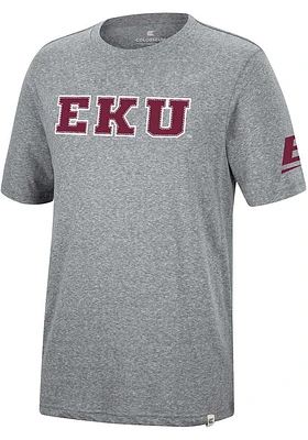 Colosseum Eastern Kentucky Colonels Grey Crosby Short Sleeve Fashion T Shirt
