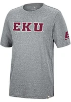 Colosseum Eastern Kentucky Colonels Grey Crosby Short Sleeve Fashion T Shirt