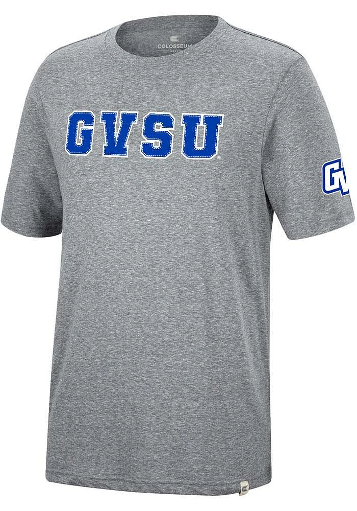 Colosseum Grand Valley State Lakers Grey Crosby Short Sleeve Fashion T Shirt