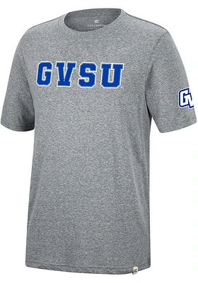 Colosseum Grand Valley State Lakers Grey Crosby Short Sleeve Fashion T Shirt