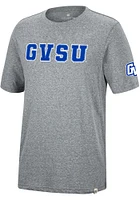 Colosseum Grand Valley State Lakers Grey Crosby Short Sleeve Fashion T Shirt