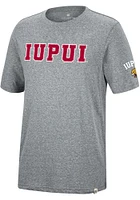 Colosseum IUPUI Jaguars Grey Crosby Short Sleeve Fashion T Shirt