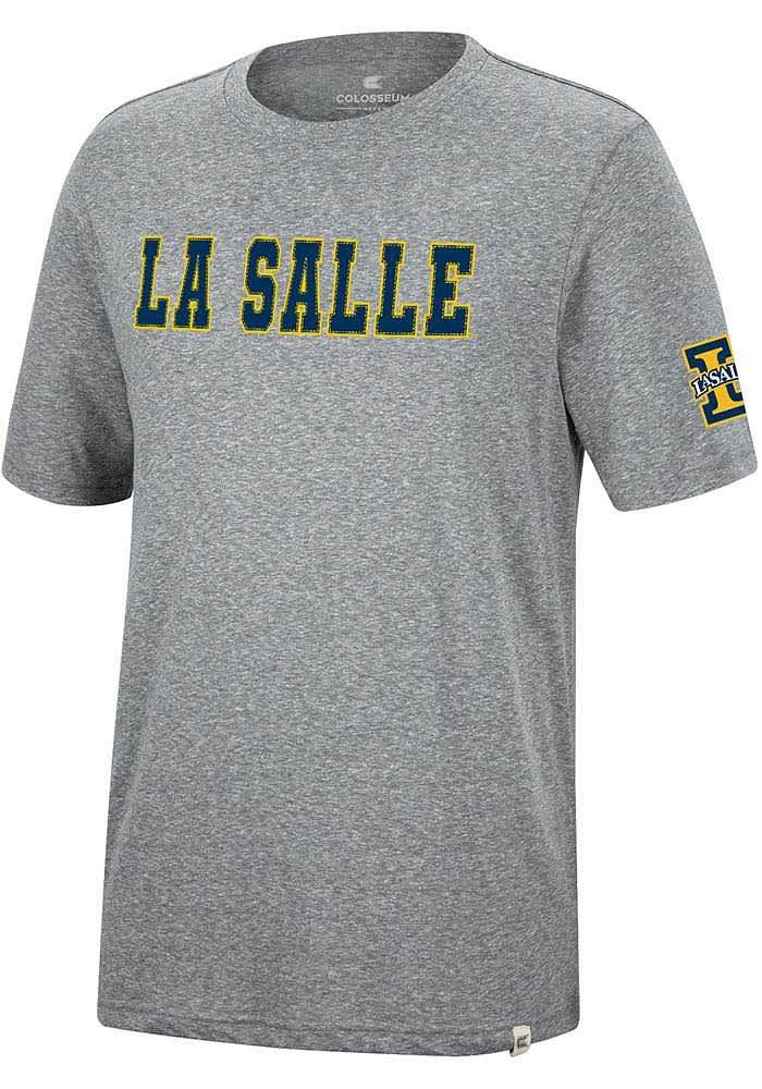 Colosseum La Salle Explorers Grey Crosby Short Sleeve Fashion T Shirt