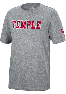 Colosseum Temple Owls Grey Crosby Short Sleeve Fashion T Shirt