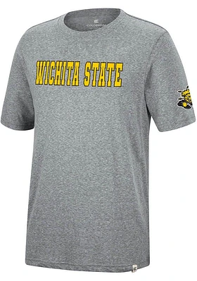 Colosseum Wichita State Shockers Grey Crosby Short Sleeve Fashion T Shirt