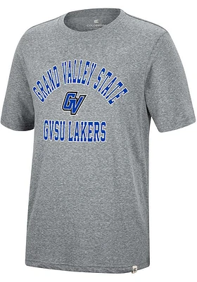 Colosseum Grand Valley State Lakers Grey Trout Short Sleeve Fashion T Shirt