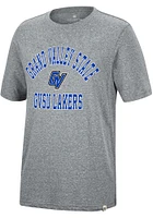 Colosseum Grand Valley State Lakers Grey Trout Short Sleeve Fashion T Shirt