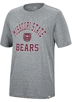 Colosseum Missouri State Bears Grey Trout Short Sleeve Fashion T Shirt