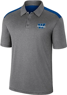 Colosseum Washburn Ichabods Mens Charcoal Rahm Short Sleeve Polo