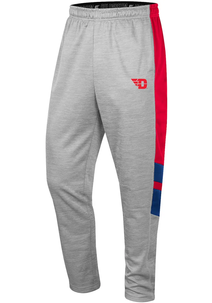 Colosseum Dayton Flyers Mens Grey Bushwood Fleece Pants