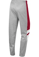 Colosseum Indiana Hoosiers Mens Grey Bushwood Fleece Pants