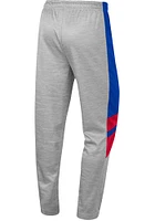 Colosseum Kansas Jayhawks Mens Grey Bushwood Fleece Pants