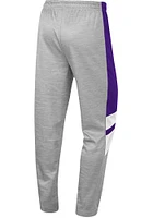 Colosseum K-State Wildcats Mens Grey Bushwood Fleece Pants