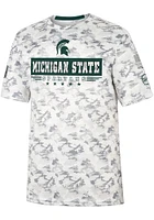 Colosseum Michigan State Spartans Grey OHT Storm Shadow Camo Short Sleeve T Shirt