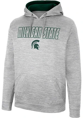 Colosseum Michigan State Spartans Mens Grey Mac Hood