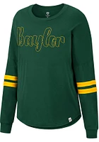 Colosseum Baylor Bears Womens Green Earth First LS Tee