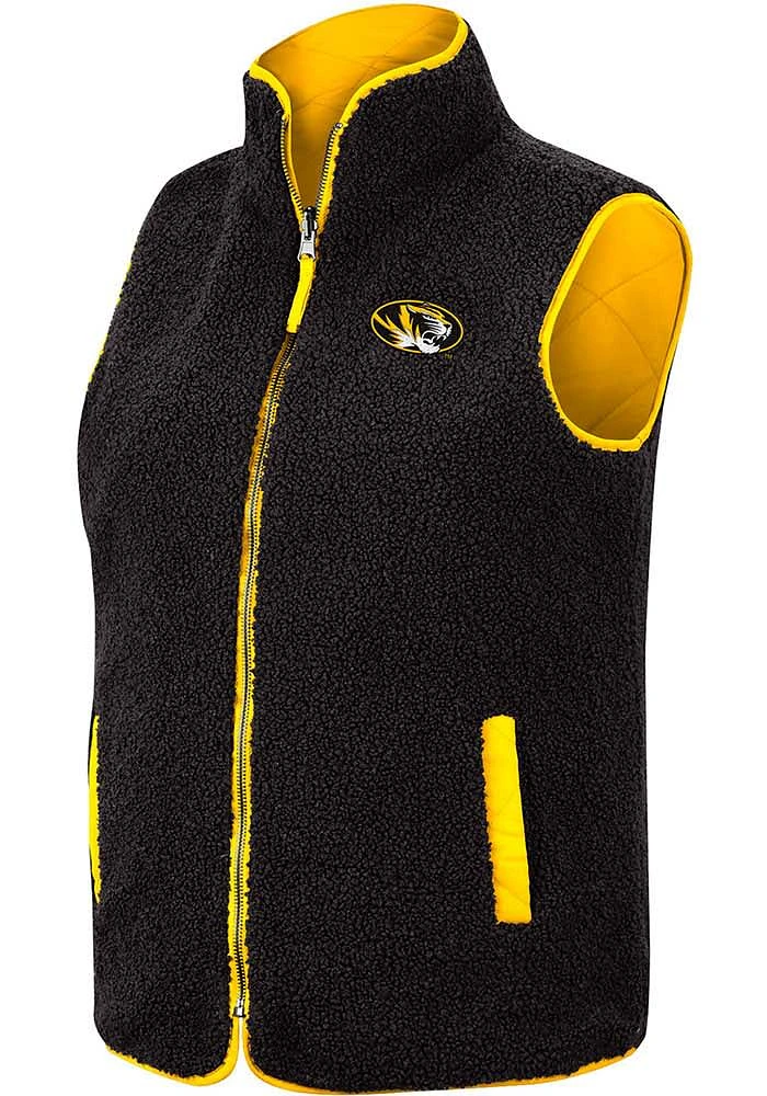 Colosseum Missouri Tigers Womens Black Co-Assistant Reversible Vest