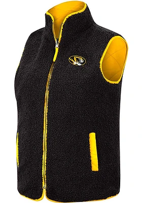 Colosseum Missouri Tigers Womens Black Co-Assistant Reversible Vest