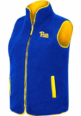 Colosseum Pitt Panthers Womens Blue Co-Assistant Reversible Vest