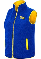 Colosseum Pitt Panthers Womens Blue Co-Assistant Reversible Vest