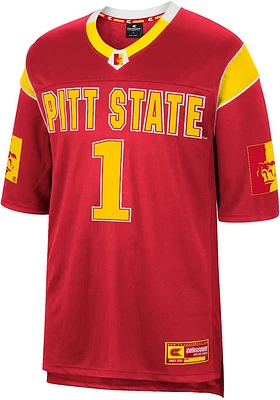 Colosseum Pitt State Gorillas Red Let Things Happen Football Jersey