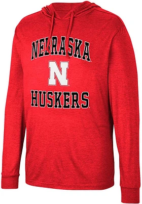 Colosseum Nebraska Cornhuskers Mens Collin Long Sleeve Hoodie