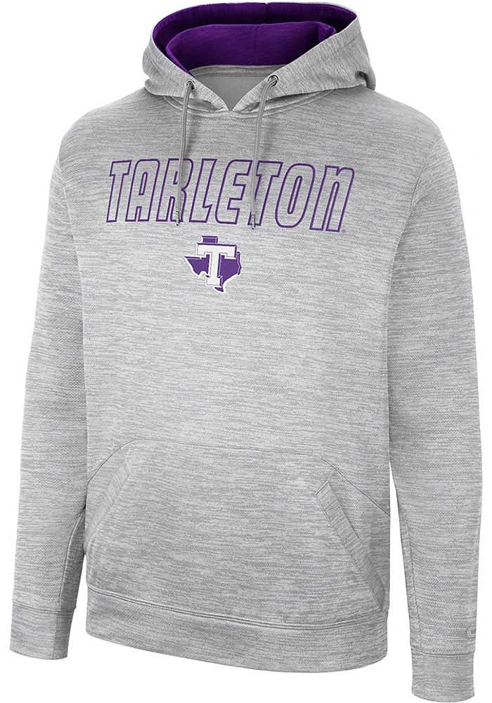 Colosseum Tarleton State Texans Mens Grey Mac Hood