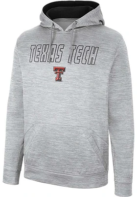 Colosseum Texas Tech Red Raiders Mens Grey Mac Hood