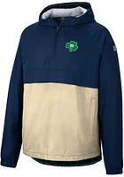 Colosseum Notre Dame Fighting Irish Mens Navy Blue Man To Beat Anorak Light Weight Jacket