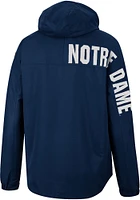Colosseum Notre Dame Fighting Irish Mens Navy Blue Man To Beat Anorak Light Weight Jacket