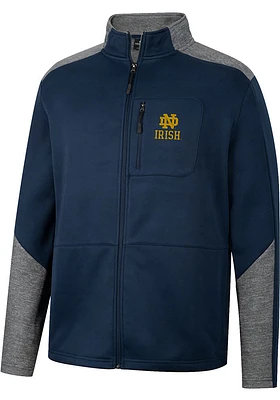 Colosseum Notre Dame Fighting Irish Mens Navy Blue Id Keep Playing Medium Weight Jacket