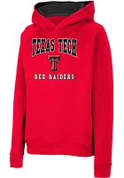 Colosseum Texas Tech Red Raiders Youth Number 1 Long Sleeve Hoodie