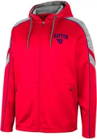 Colosseum Dayton Flyers Mens Red Johnson Long Sleeve Zip