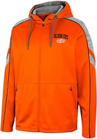 Colosseum Oklahoma State Cowboys Mens Orange Johnson Long Sleeve Zip